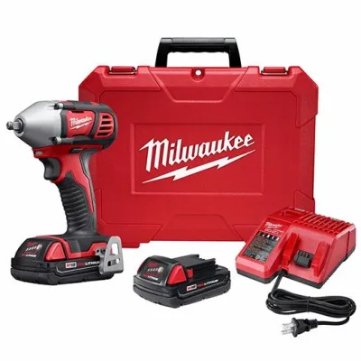 Milwaukee Tool 18-Volt Cordless two Speed 1/4" Hex Impact Driver Kit 2658-22CT