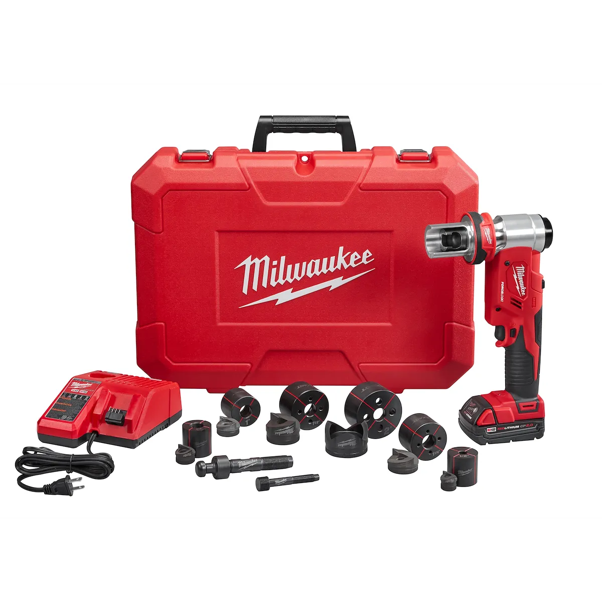 M18™ FORCE LOGIC™ 6T Knockout Tool 1/2" - 2" Kit