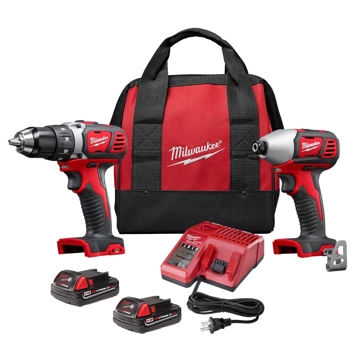 Milwaukee Tool M18™ Cordless LITHIUM-ION 2-Tool Combo Kit 2691-22