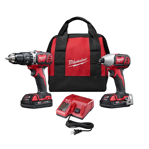 Milwaukee Tool M18™ Cordless LITHIUM-ION 2-Tool Combo Kit 2697-22CT