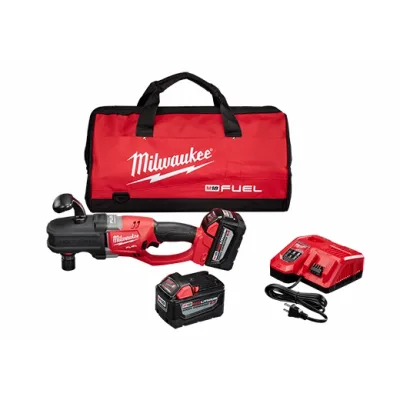 Milwaukee Tool M18 FUEL™ HOLE HAWG® Right Angle Drill Kit w/ QUIK-LOK™ 2708-22HD