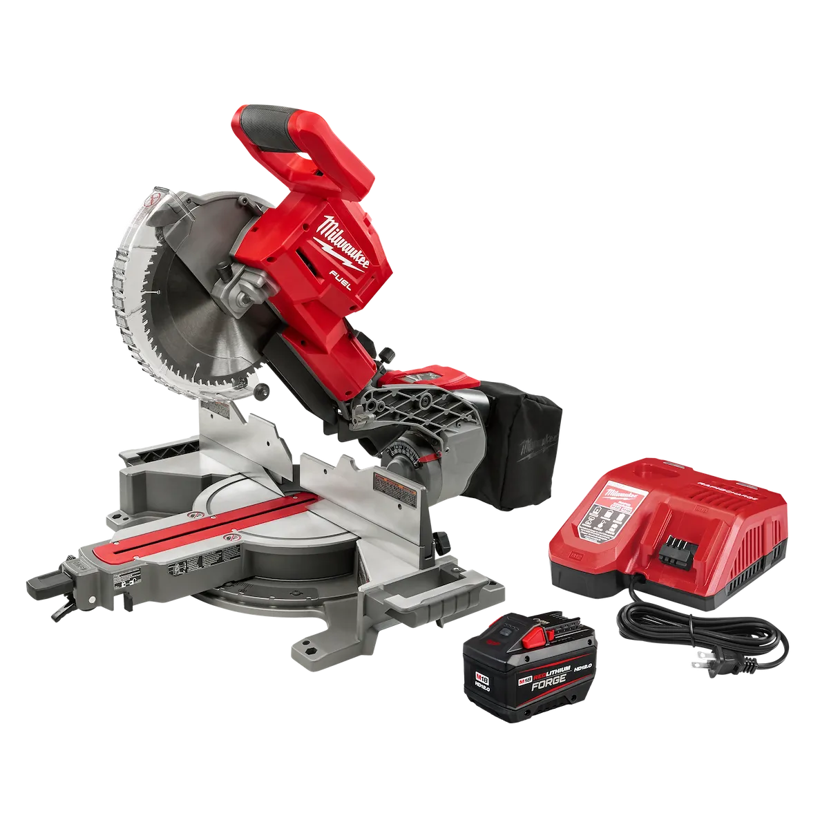 M18 FUEL 10" Dual-Bevel Sliding Compound Miter Saw 8.0 Kit