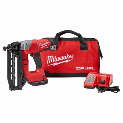 18V Brushless 16GA Straight Finish Nailer Kit