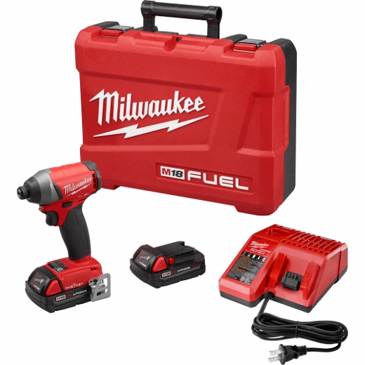 Milwaukee Tool M18 FUEL™ with ONE-KEY™ 1/4" Hex Impact Driver Kit 2757-22CT