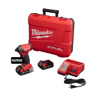 Milwaukee Tool M18 FUEL™ SURGE™ 1/4" Hex Hydraulic Driver Kit 2760-22CT