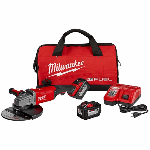 M18 FUEL 7"/9" LAG Grinder Kit with 2 Batteries, Bag