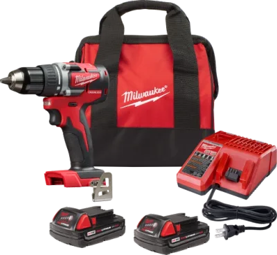 Milwaukee Tool M18 Compact Brushless 1/2" Drill/Driver Kit 2801-22CT