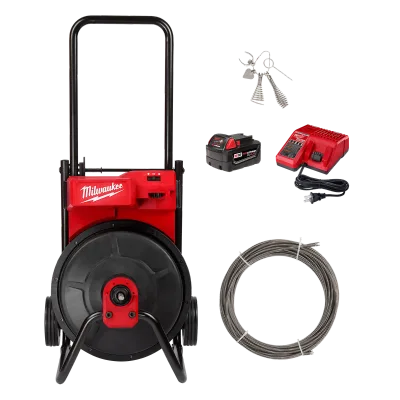 M18™ drum Machine for 3/8”-1/2” Cable​ | Milwaukee