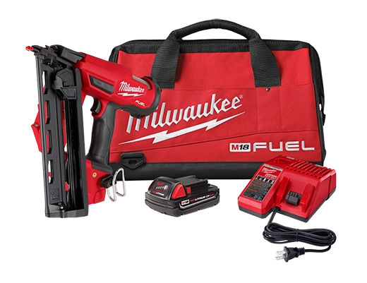 M18 FUEL 16 Gauge Angled Finish Nailer Kit