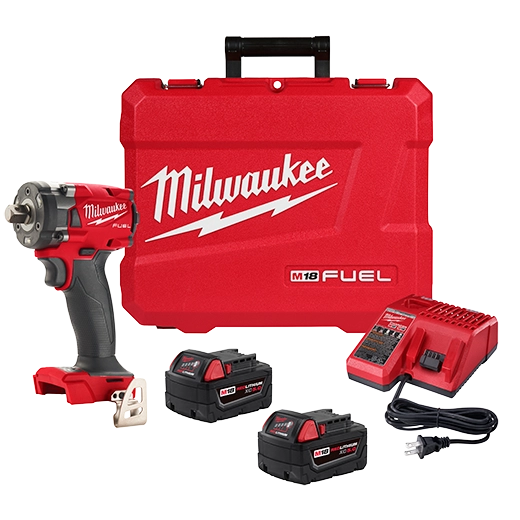 Milwaukee Tool M18 FUEL™ 1/2" Compact Impact Wrench w/ Pin Detent Kit 2855P-22