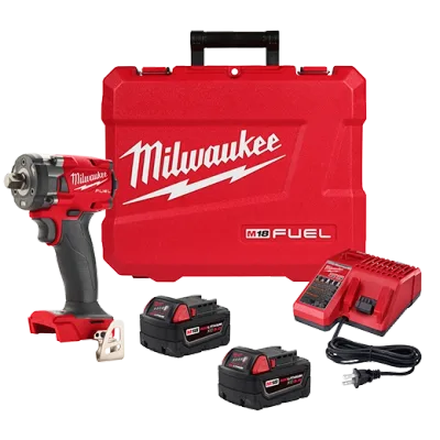 Milwaukee Tool M18 FUEL™ 1/2" Compact Impact Wrench w/ Pin Detent Kit 2855P-22