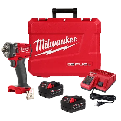 Milwaukee Tool M18 FUEL™ 1/2" Compact Impact Wrench w/ Pin Detent Kit 2855P-22R