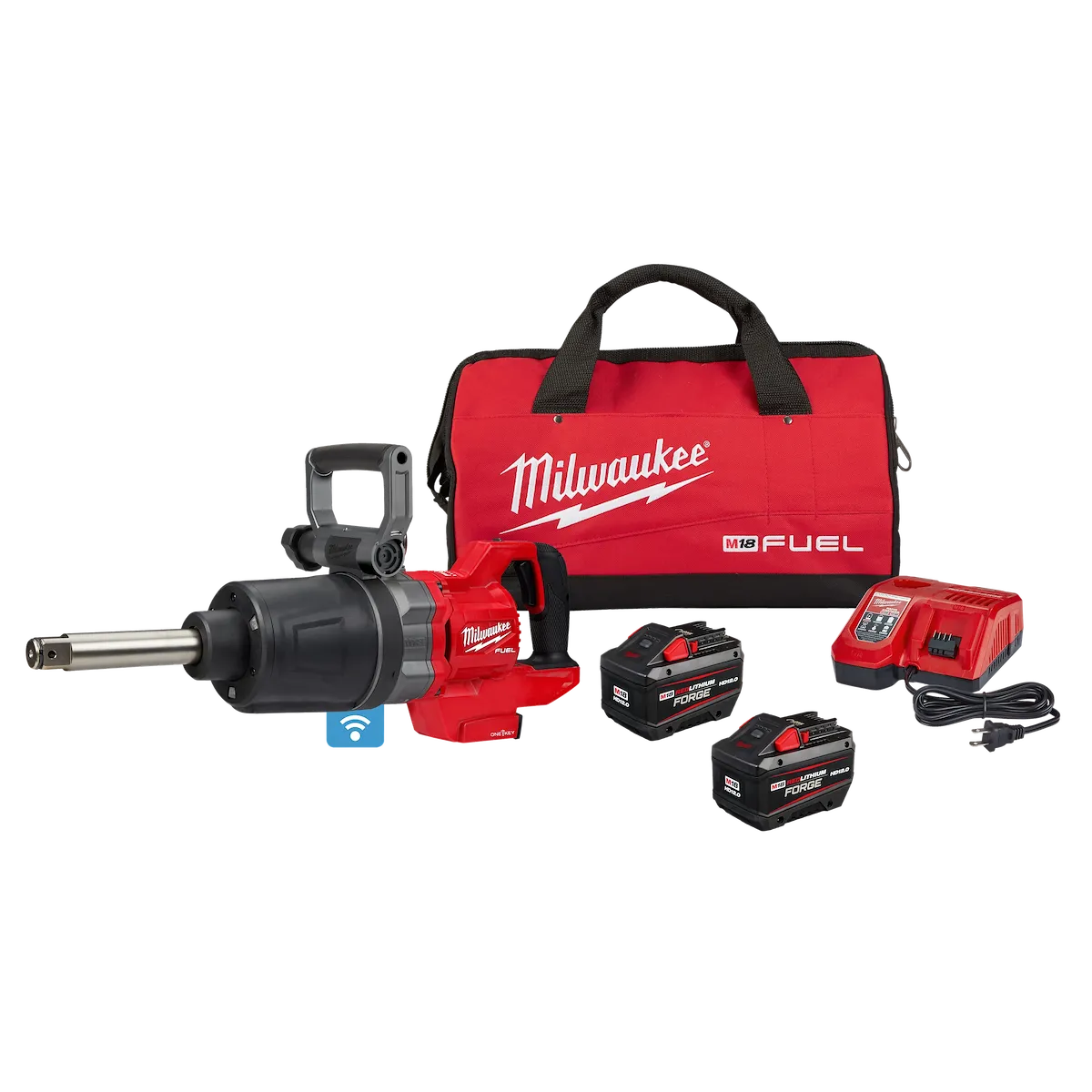 M18 FUEL™ 1" D-Handle Ext. Anvil High Torque Impact Wrench w/ ONE-KEY™ Kit