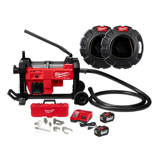 M18 FUEL™ Sewer Sectional Machine w/ CABLE-DRIVE™ 1-1/4" Kit