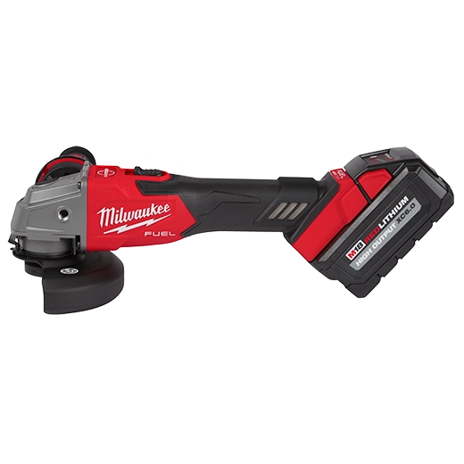 Milwaukee Tool M18 FUEL 4-1/2" / 5" Grinder Slide Switch, Lock-On 2881-22