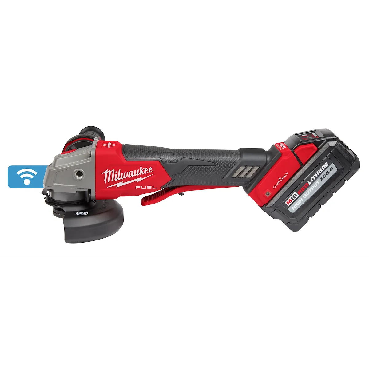 M18 FUEL 4-1/2" / 5" Braking Grinder w/ ONE-KEY™ Paddle Switch, No Lock