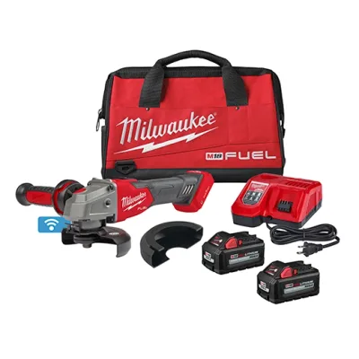 M18 FUEL 4-1/2" / 5" Braking Grinder w/ ONE-KEY™ Slide Switch, Lock-On
