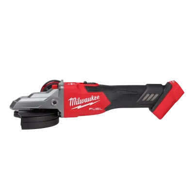 M18 FUEL 5" Flathead Braking Grinder, Slide Switch Lock-On