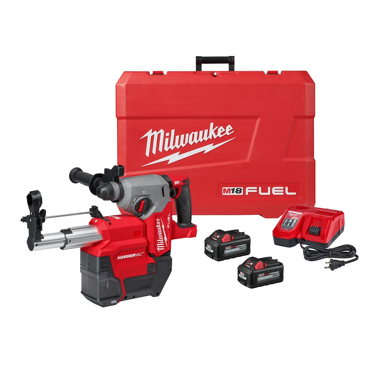 M18 FUEL™ 1” SDS Plus Rotary Hammer w/ Dust Extractor Kit
