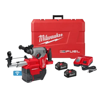 M18 FUEL™ 1" SDS Plus Rotary Hammer & HAMMERVAC™ Dedicated Dust Extractor Kit