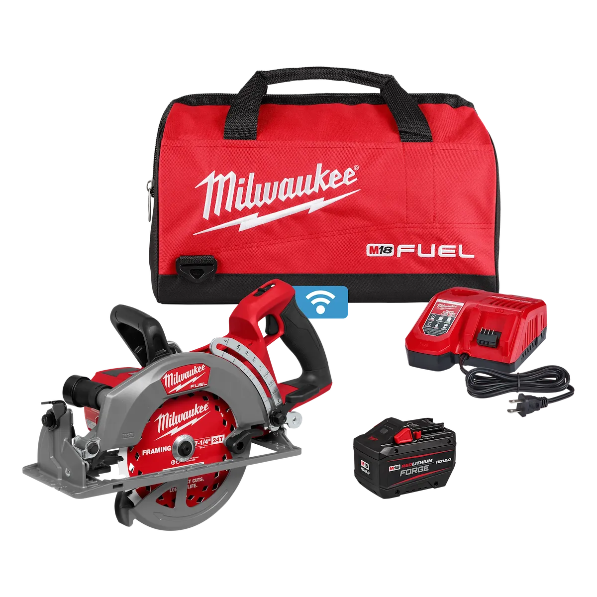 M18 FUEL 7-1/4" Rear Handle Circular Saw w/ONE-KEY Kit