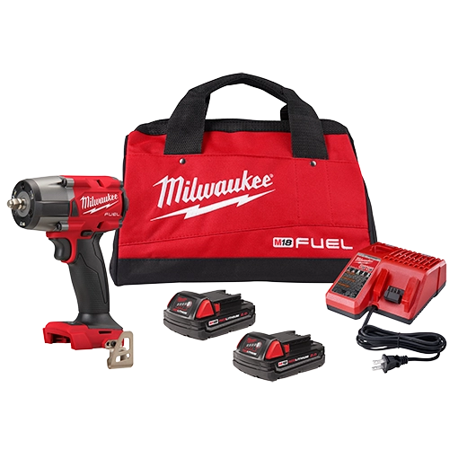 M18 FUEL 3/8" Mid-Torque Impact Wrench w/ Friction Ring CP Battery Kit