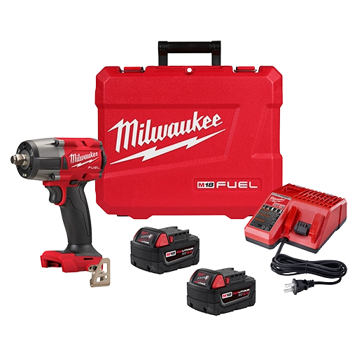 Milwaukee Tool M18 FUEL™ 1/2" Mid-Torque Impact Wrench w/ Friction Ring Kit 2962-22