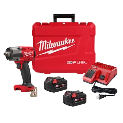 Milwaukee Tool M18 FUEL™ 1/2" Mid-Torque Impact Wrench w/ Friction Ring Kit 2962-22
