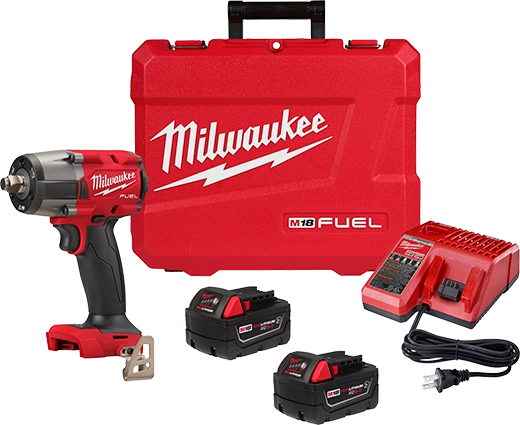 Milwaukee Tool M18 FUEL™ 1/2" Mid-Torque Impact Wrench w/ Friction Ring Kit 2962-22R