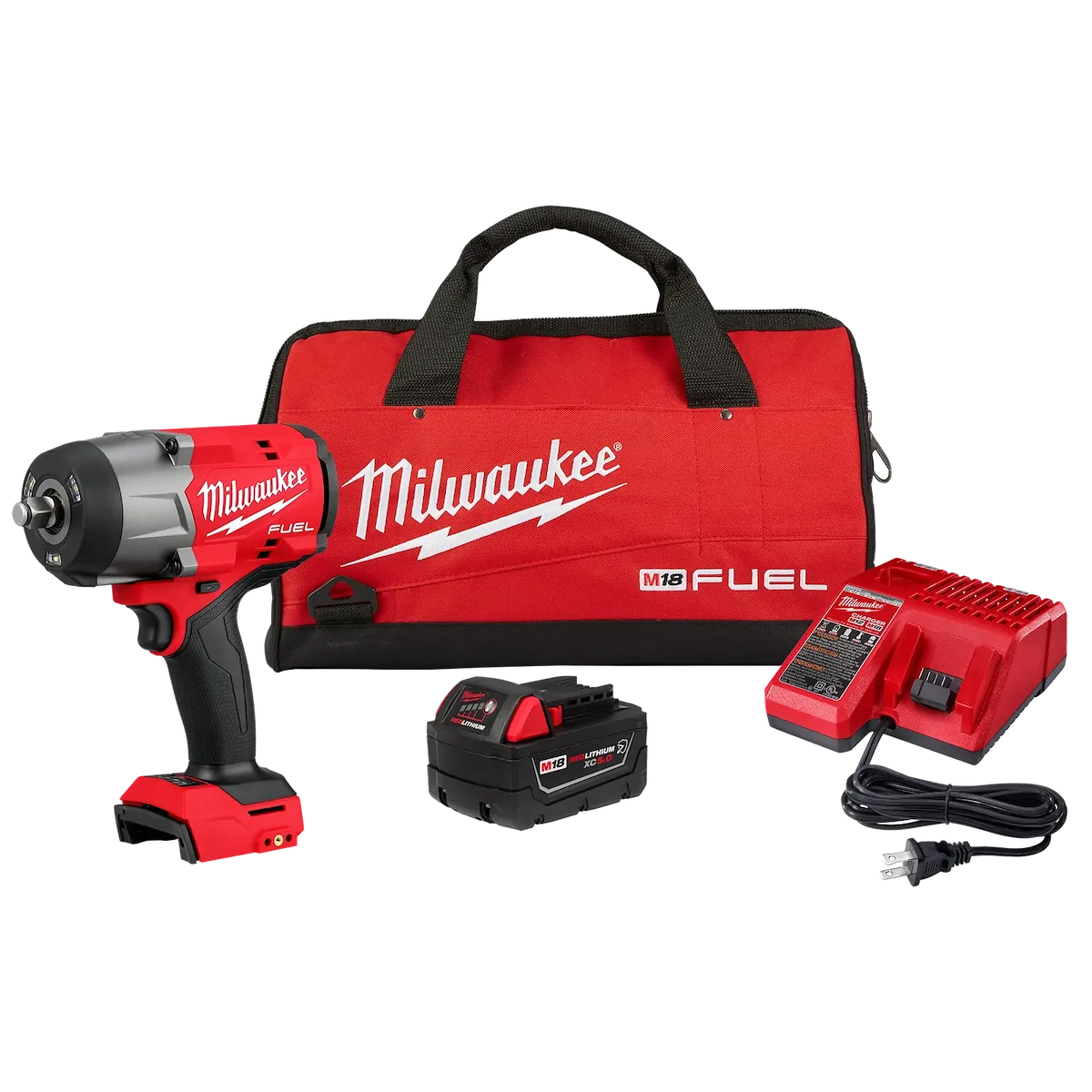 Milwaukee Tool M18 FUEL™ 1/2" High Torque Impact Wrench with Friction Ring Kit 2967-21B