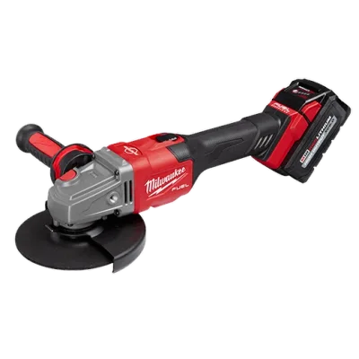 M18 FUEL 4-1/2” - 6” Braking Grinder, Slide Switch, Lock-On 2 Battery Kit