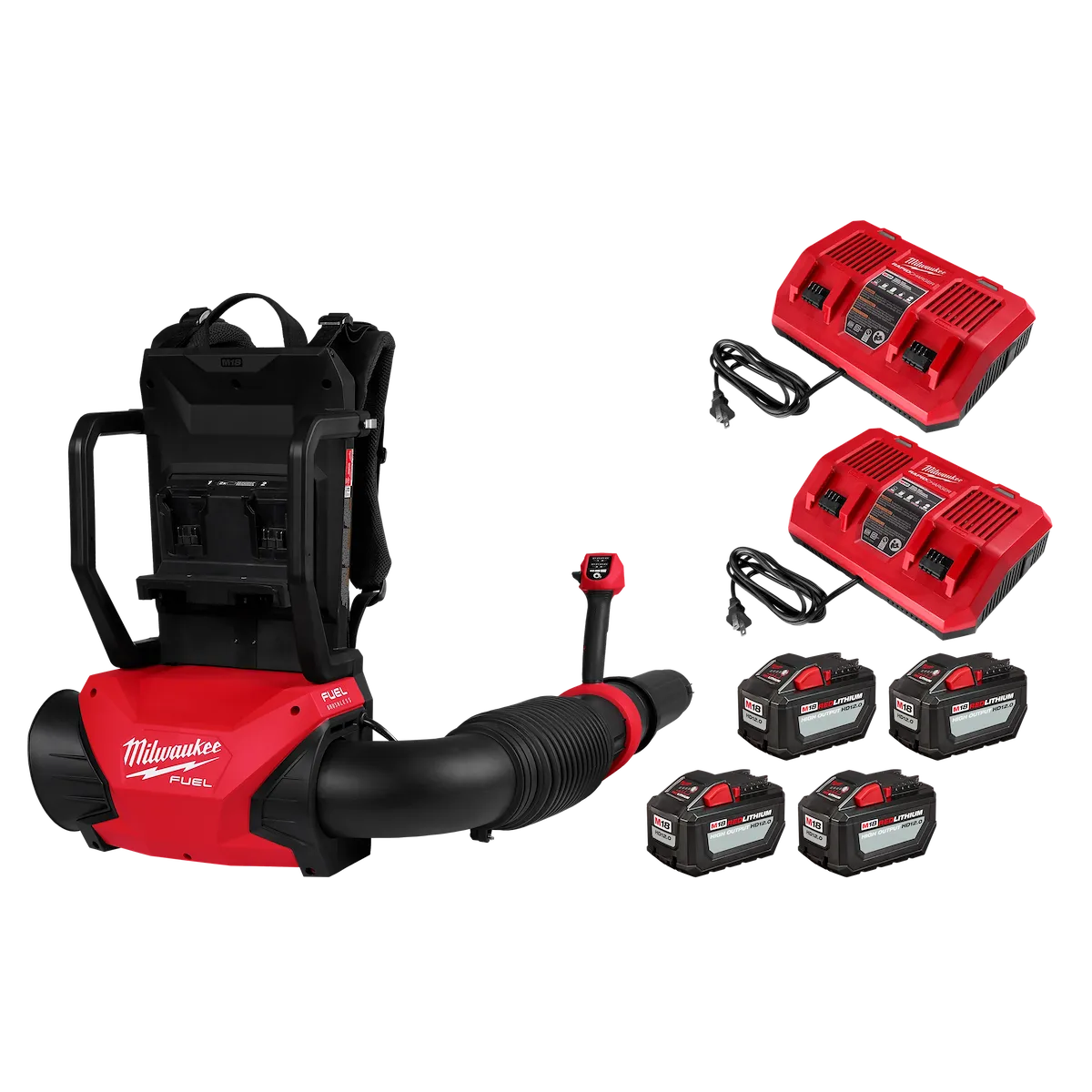 M18 FUEL™ Dual Battery Backpack Blower Kit