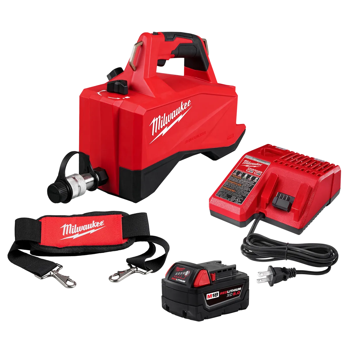 M18™ Brushless Single Acting 60IN3 10,000psi Hydraulic Pump
