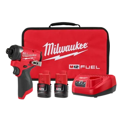 Milwaukee Tool M12 FUEL™ 1/4" Hex Impact Driver Kit 3453-22