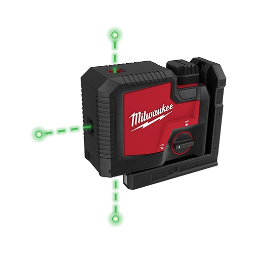 USB Rechargeable Green 3-Point Laser