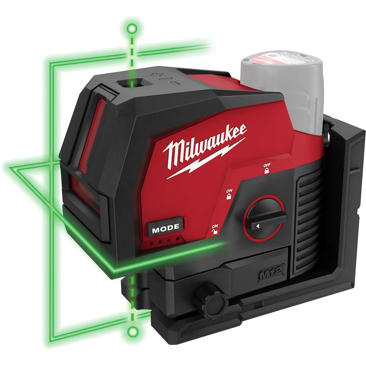 M12™ Green Cross Line and Plumb Points Laser