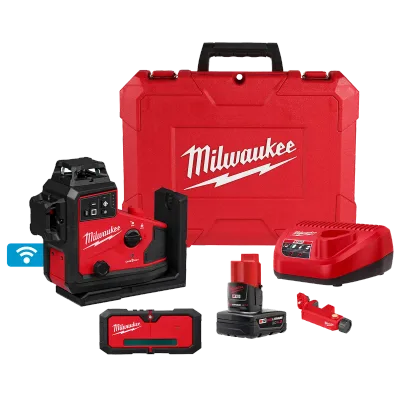 M12™ Green 360° 3-Plane Laser w/Automatic Alignment & Receiver