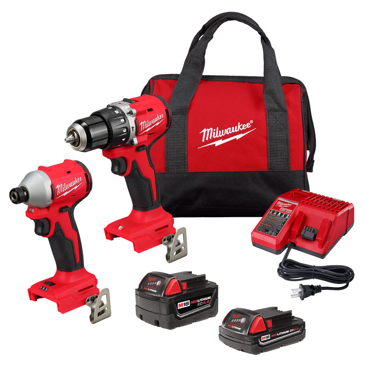 Milwaukee Tool M18™ Compact Brushless 2-Tool Combo Kit 3693-22CX