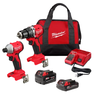 Milwaukee Tool M18™ Compact Brushless 2-Tool Combo Kit 3693-22CX