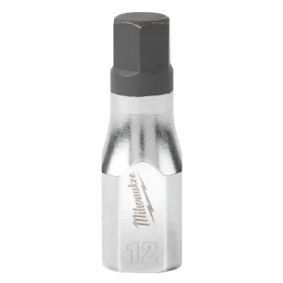 3/8" Drive 12mm Hex Bit Socket