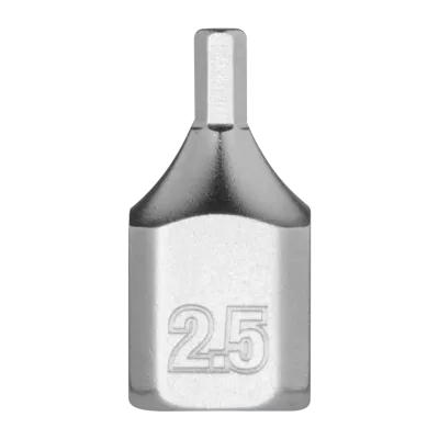 1/4" Drive 2.5mm Low-Profile Hex Bit Socket