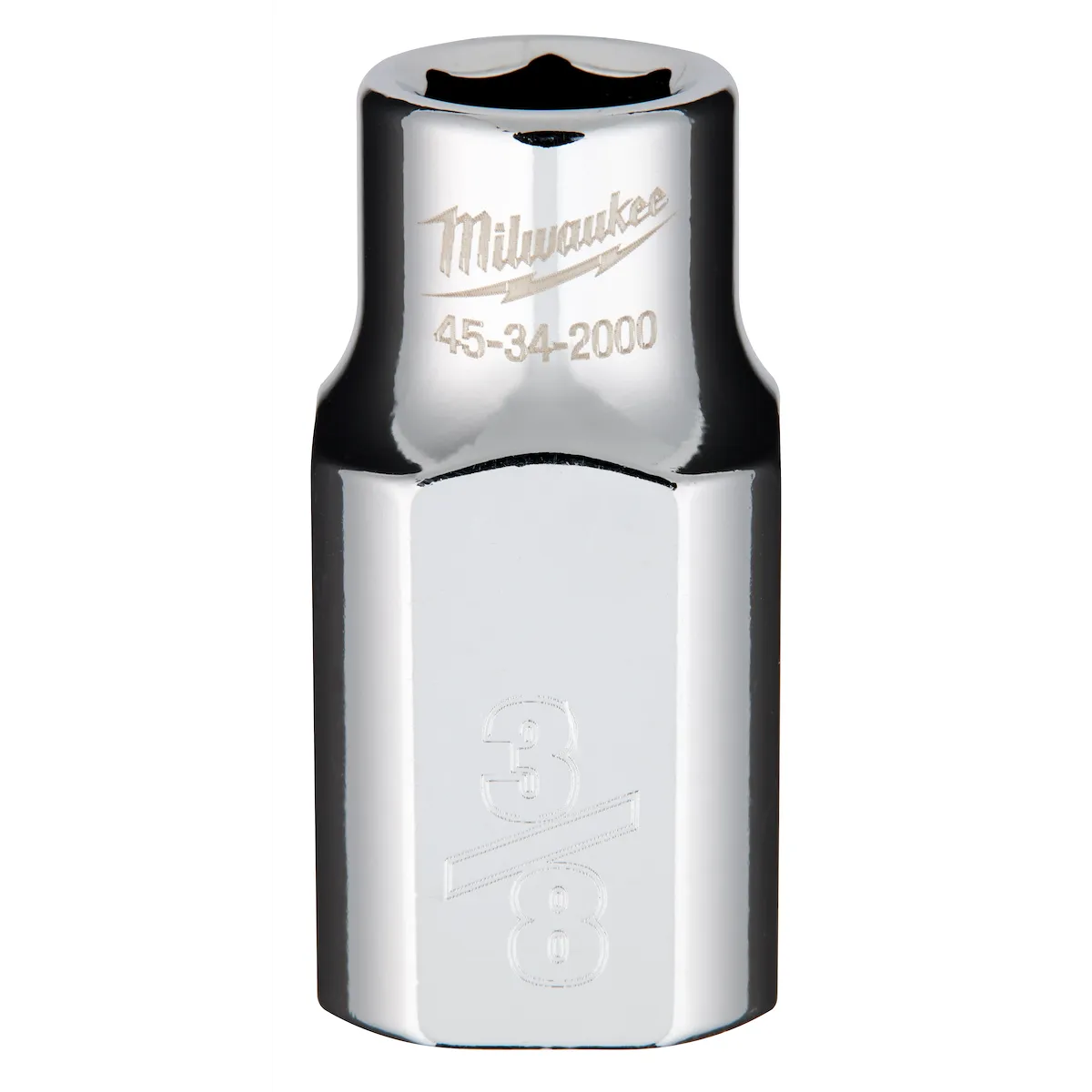 Milwaukee Tool 1/2" Drive 6-Point Sockets with FOUR FLAT Sides 45-34-2000
