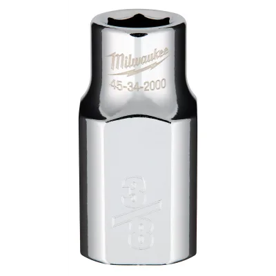 Milwaukee Tool 1/2" Drive 6-Point Sockets with FOUR FLAT Sides 45-34-2000