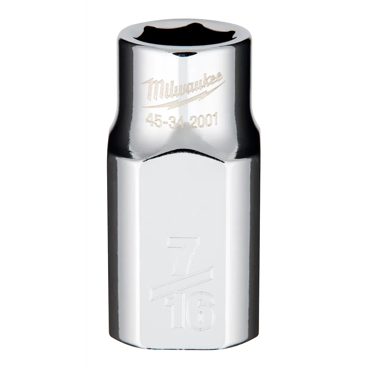 Milwaukee Tool 1/2" Drive 6-Point Sockets with FOUR FLAT Sides 45-34-2001