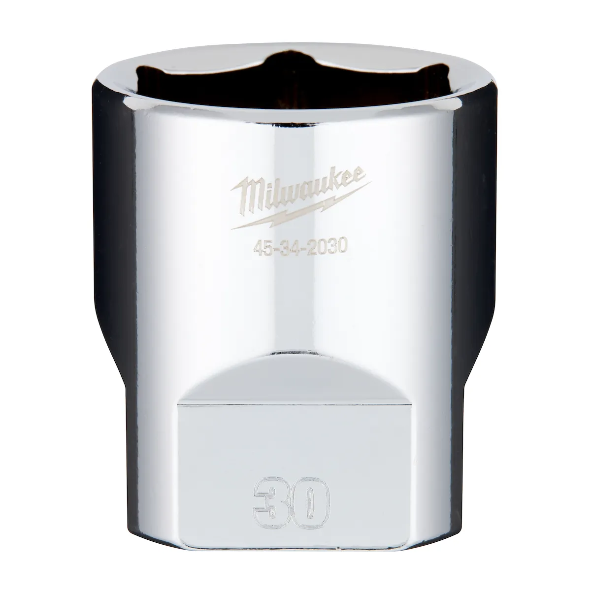 Milwaukee Tool 1/2" Drive 6-Point Sockets with FOUR FLAT Sides 45-34-2030
