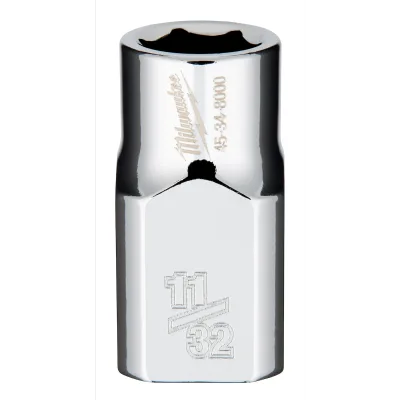 Milwaukee Tool 3/8" Drive 6-Point Sockets with FOUR FLAT Sides 45-34-8000