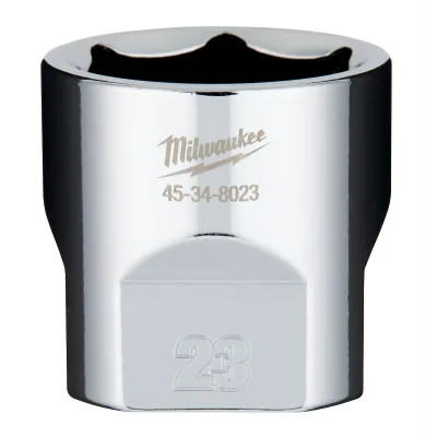 Milwaukee Tool 3/8" Drive 6-Point Sockets with FOUR FLAT Sides 45-34-8023