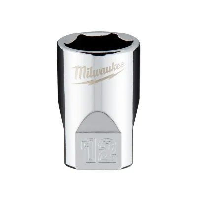 1/4" Drive 12mm 6-Point Socket