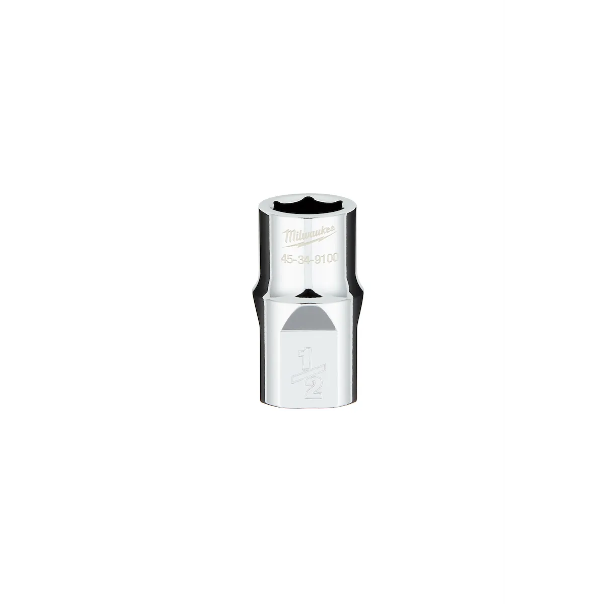 Milwaukee Tool 1/2" Drive SAE 6-Point Sockets with FOUR FLAT Sides 45-34-9100