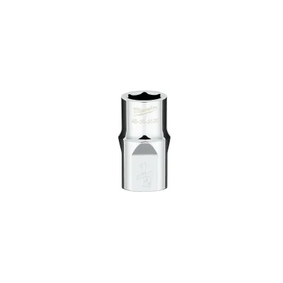 Milwaukee Tool 1/2" Drive SAE 6-Point Sockets with FOUR FLAT Sides 45-34-9100